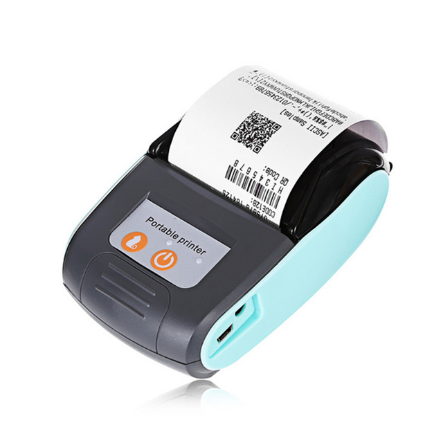 Hot Sale 58Mm Mobile Portable Thermal Receipt Printer Mini 2Inch Bluetooth Wireless Android Pos Bill Printers Dropshipping