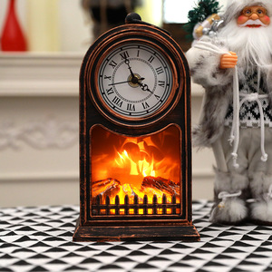 Lámpara <span class=keywords><strong>LED</strong></span> de <span class=keywords><strong>Chimenea</strong></span> de Simulación, Lámpara Decorativa con Llama, Alimentada por USB, Sin Calor, Luz de <span class=keywords><strong>Chimenea</strong></span> Vintage para Decoración de Fiestas Navideñas - Product Image 2