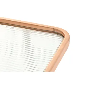 TABLE BASSE EN MÉTAL ET VERRE 90X60X46 NOIR - Product Image 2