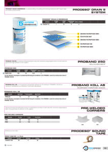 PRODESO DRAIN 8 System PP Diseño Moderno Impermeable Membrana de Arquitectura de 5 Capas Rollo con 1 Año de Garantía para Exteriores - Product Image 2