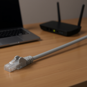 Cable de Red Cat 5e U UTP Gris de 1m - Product Image 3