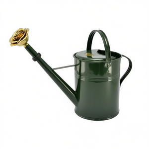 Regadera Kovotvar de 9 L, Verde, de Latón, para Jardín de Rosas - Product Image 2