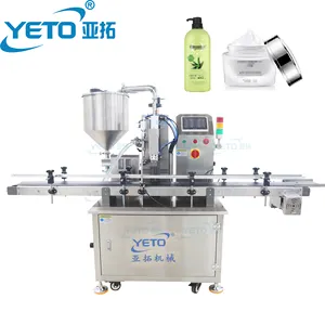 YETO Hochviskozitäts-Abfüllmaschine Majonezzabfüller flüssige Paste Lotion Einzelkopf-Abfüllmaschine mit Zufüllpumpe
