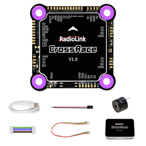 RadioLink CrossRace con OSD Integrado, Controlador de Vuelo de Carreras de 12 Canales, FPV APM Betaflight, ESC 4 en 1 para <span class=keywords><strong>DJI</strong></span> HD O3, <span class=keywords><strong>Dron</strong></span> Plug-and-Play - Product Image 1