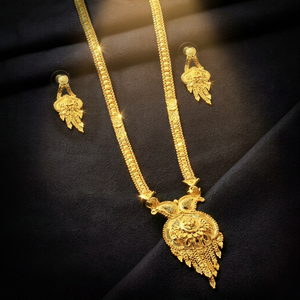 Wholesale 14K 18K 24K Micro Gold Fashion Long Jewelry Set, Traditional Long Necklaces Set, Brass Micro Forming Long Jewelry Set. - Product Image 2