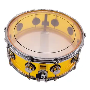 Hot Sell Design 14X5.5 Inch Acryl Snare Drum Grootte Kleur En Drum Lugs Drum Hoepels Kunnen Vrij Worden Afgestemd