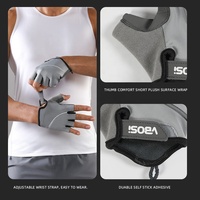 VBOSi 7204 Gants d'entraînement de gymnastique en nylon unisexe pour écran tactile, équipement de fitness