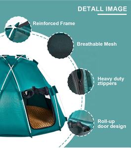 थोक कारखाने का उत्पादन मोर्डन फैशनेबल ग्रीन आउटडोर पॉप अप वाटरप्रूफ कैट टेंट - Product Image 4