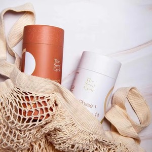 Bán buôn các tông xi lanh hộp cho bao bì thực phẩm trà cà phê gia vị bột giấy ống container đường cà phê giấy ống Jar - Product Image 5