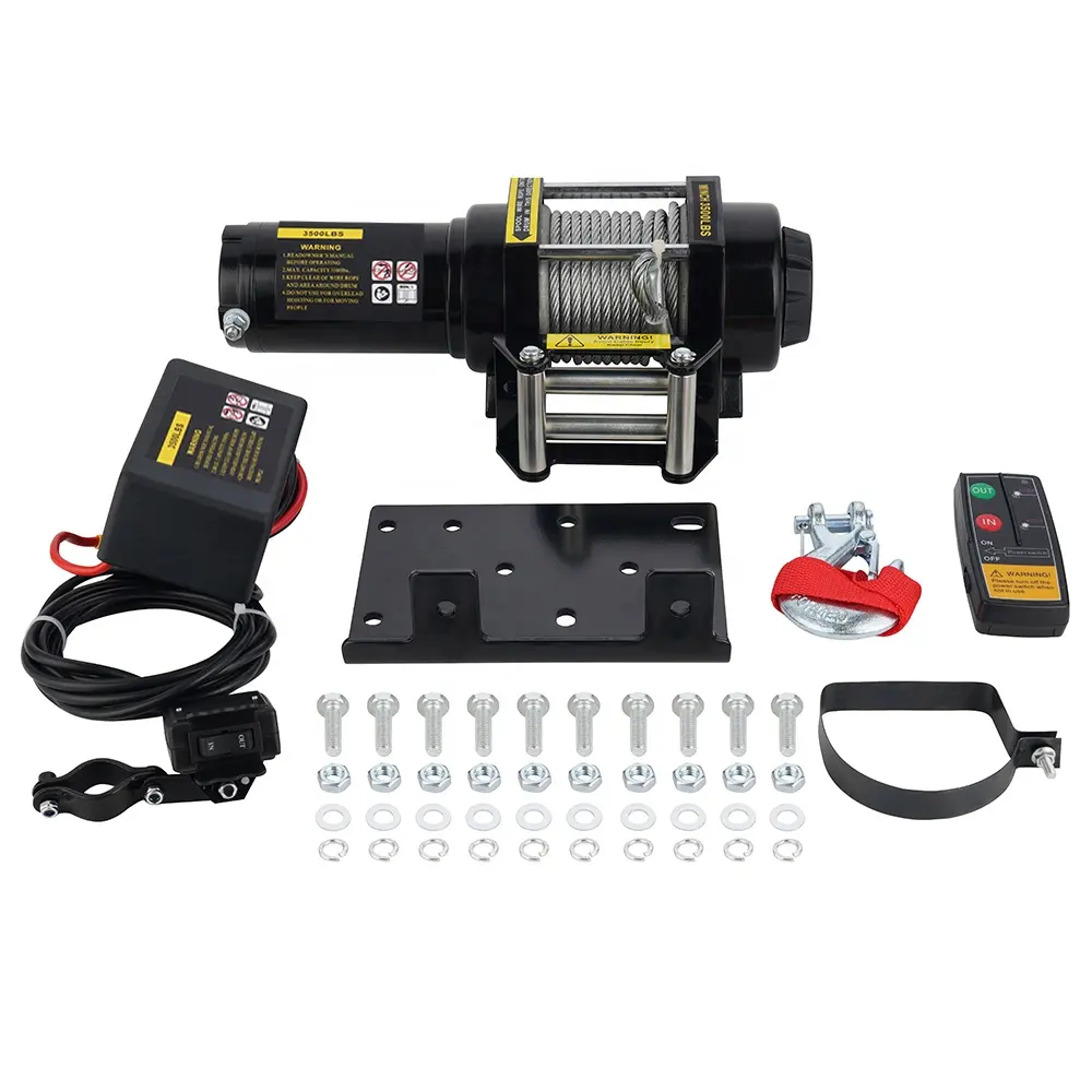 12V không dây 3500lbs winch với miễn phí Spool