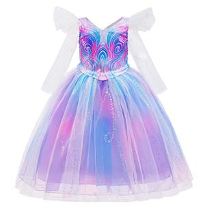 <span class=keywords><strong>Disfraces</strong></span> de Halloween 2026 para Niños, Vestido de Princesa al Estilo de la Película La Bruja Mala 2 - Glinda Eveba - Product Image 2