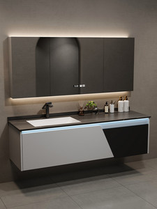 Armoires <span class=keywords><strong>de</strong></span> <span class=keywords><strong>salle</strong></span> <span class=keywords><strong>de</strong></span> <span class=keywords><strong>bain</strong></span> murales modernes avec miroir intelligent et <span class=keywords><strong>tiroirs</strong></span>, gain <span class=keywords><strong>de</strong></span> place personnalisé, option élégante pour votre - Product Image 3