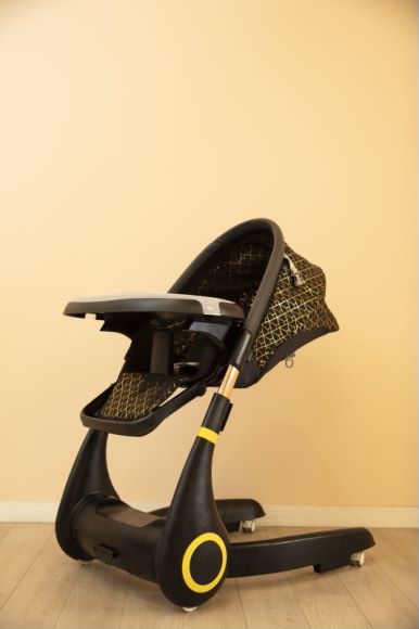 Chaise de salle à manger-noire