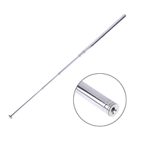 Antenne télescopique FM SIGNALWELL Super Signal M4 Thread 10 sections 1,2 m en cuivre à tête plate