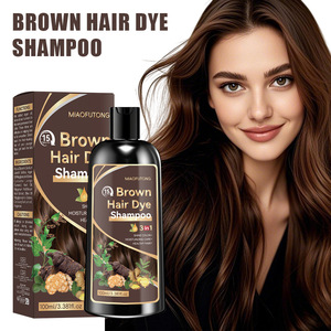 Champú Tinte para el Cabello de Secado Rápido de Alta Calidad Más Vendido Que Cubre el Cabello Gris y Blanco Champú Tinte para el Cabello Orgánico para Cabello Negro - Product Image 3