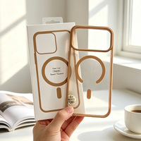 Étui de téléphone magnétique en acrylique mat JOYPORODO B202 pour iPhone 11 12 13 14 15 16 17 Pro Max pour Samsung S22~S26 Ultra Housse de téléphone portable