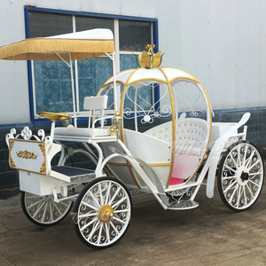 Carruajes de Calabaza en Varios Estilos, Carruaje de Caballos Eléctrico para Exteriores, Color Personalizado, Tamaño Real, Cenicienta - Product Image 3