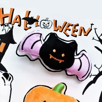 Édition Spéciale Halloween : Jouets en Peluche Couineurs pour Chiens et Chats (Citrouille, Fantôme, Chauve-souris) – Fabriqués en Chine