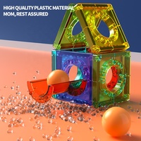 Jouets éducatifs créatifs, blocs d'assemblage magnétiques, ensemble de jouets STEM, jeux de construction magnétiques pour enfants