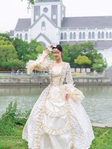 Vestido de Corte Medieval Europeo Retro, Vestido de Princesa <span class=keywords><strong>Victoria</strong></span>, Vestido de Escenario - Product Image 2