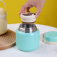 Vente en gros pot alimentaire personnalisé en acier inoxydable 316 à emporter récipient isolant thermos bouteille d'eau avec cuillère