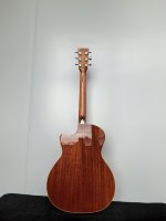Stage Performance Glossy Acoustic Guitar Spruce Top Mahogany Plywood Natural Finish