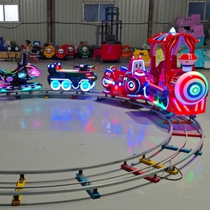 รถไฟรางไฟฟ้าสำหรับเด็กรถไฟขนาดเล็กเที่ยวชมสถานที่ในสวนสนุก - Product Image 1