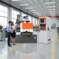 Machine de découpe à fil EDM CNC 5 axes automatique économique et nouvelle, contrôlée par PLC, haute vitesse, DK7745 Jieyue, précision de 0,01 mm