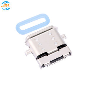 พอร์ตชาร์จแบบ SMT 24 พิน ตัวเมีย สำหรับ <span class=keywords><strong>JBL</strong></span> กันน้ำระดับ IP67 รองรับ USB Type-C 3.1 ผลิตจากสแตนเลส ชุบทองแดงผสมฟอสเฟอร์ สำหรับขายส่ง - Product Image 3