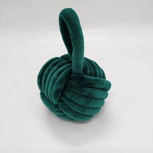 Soft Plush Fabric Rope Doorstop ~ Natural Heavy Rope <strong>Knot</strong> <strong>Door</strong> <strong>Stop</strong> - Product Image 6