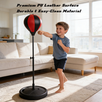 Sac de frappe gonflable en PU pour enfants, ensemble d'entraînement pour la maison, la salle de jeux et l'extérieur, anti-stress, vente en gros usine