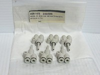 Barang Baru 6 Buah Sambungan Pipa Model Y Kq2u04-99 4mm Baru, Asli, Tersedia, dengan Garansi Satu Tahun.