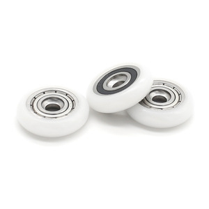 Rouleaux à roulement à billes à tête fraisée revêtus de POM double face en gros, griffes mécaniques, poulies de ligne d'assemblage - Product Image 2