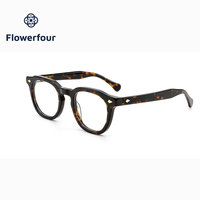 Monture Optique de Luxe Nouveau Design Vintage Acétate Rectangulaire Monture Complète Rivets Dorés Lunettes Tendance Unisexe Adultes En Stock