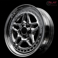 Jantes forgées sur mesure Beadlock pour course de dragster 17x4.5 17x6.5 18x5 18x6.5, chromées, 6x135 6x139.7 pour camions de dragster F150 Silverado