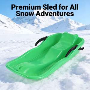 Vente en gros d'usine, luges en plastique colorées écologiques pour l'extérieur, tout-terrain, robustes, durables, personnalisables pour le ski. - Product Image 5