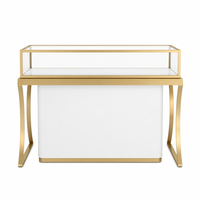 Vitrines à bijoux LED personnalisées et vitrines en verre, adaptées à tous les types de bijouteries, montres et magasins de marchandises de luxe