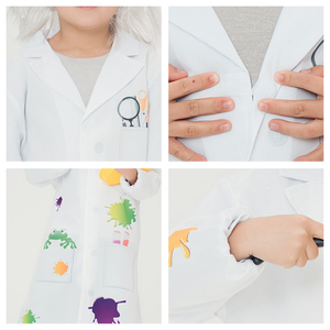 Delirante scienziato pazzo TV & <span class=keywords><strong>film</strong></span> per bambini Costume per <span class=keywords><strong>ragazzi</strong></span> eco personaggio di Halloween con medico uniforme giacca - Product Image 5
