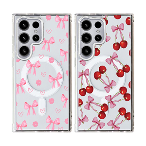 Funda de Lujo Transparente para Teléfono con Lazo Magnético, Material de PC, Diseño Impreso a Prueba de Golpes para <span class=keywords><strong>Samsung</strong></span> <span class=keywords><strong>Galaxy</strong></span> S25 Ultra A55 - Product Image 1