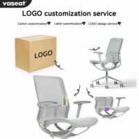 Chaise de bureau moderne Vaseat F5 Series, design inclinable élégant, mobilier haut de gamme, petite taille, chaise pour visiteurs, par le fabricant