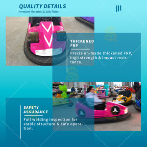 Voitures tamponneuses électriques <span class=keywords><strong>pour</strong></span> enfants, équipement de terrain de jeux, conception à rebuts souples, sécurité à basse vitesse <span class=keywords><strong>pour</strong></span> <span class=keywords><strong>location</strong></span> intérieure en centres de divertissement familial (FEC) et fêtes - Product Image 4