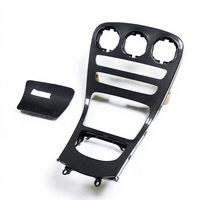 Remplacement de la garniture du tableau de bord de la console centrale en fibre de carbone véritable pour Mercedes-Benz Classe C/Classe GLC W205