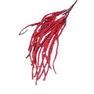 <b>Artificial</b> <b>Flower</b> With Hanging Seed Beads 18 Head High Simulation Silk Wedding Outdoor Decorations - Product Image 5