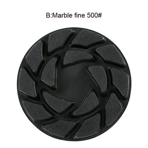 Disques de polissage diamantés humides de 100 mm, disques abrasifs <span class=keywords><strong>pour</strong></span> le ponçage du marbre, du béton, du terrazzo, des pierres, disques de meulage, outil de polissage de sol - Product Image 2