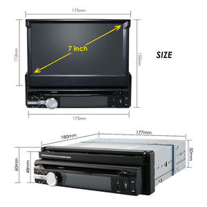أفضل مشغل iPoser 7 بوصة BT لوحة قابلة للفصل تناسب نظام تحديد المواقع العالمي للملاحة مع البائع 1din - Product Image 4