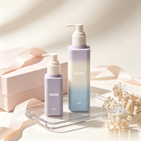 Flacon de lotion carré écologique en plastique PET, flacon vaporisateur pour soins du visage, 100 ml, 150 ml, flacon vaporisateur pour soins de la peau avec différentes pompes