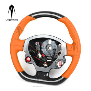 Volante Personalizado de Fibra de Carbono y PU para <span class=keywords><strong>Ferrari</strong></span> 458 488 599 California <span class=keywords><strong>F430</strong></span> F12 GTC4LUSSO Convertible - Product Image 2