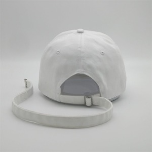 Casquette de sport à 6 panneaux, chapeaux de baseball en tissu blanc, logo personnalisé, motif, sublimation silicone, respirante, imperméable - Product Image 5