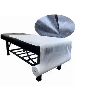 GiườNg Massage Spa Tấm Trải Giường Dùng Một Lần Rolls 100% Pp Spunbonded Không Dệt Đục Lỗ Vải Không Dệt Tấm CuộN