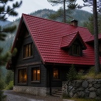 Tuile de toiture en résine synthétique ASA, plaque de toiture ondulée en PVC UPVC, imperméable, anti-UV, isolation thermique, tuile de toiture en plastique